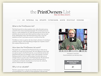 Print Owners List